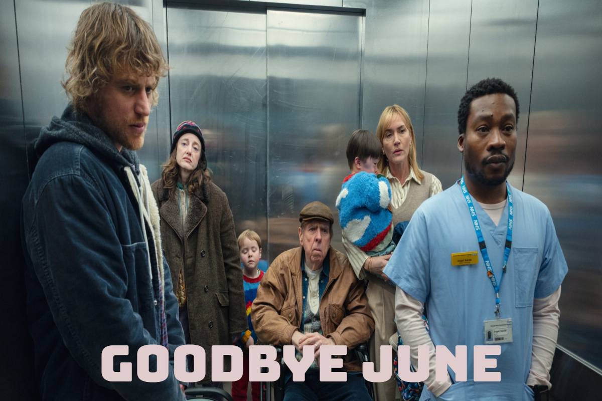 Goodbye June reflections in golden sunset.